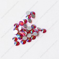Flat back glass non hotfix rhinestones for jewelry making